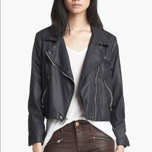 Current/Elliot Coated Soho Biker Jacket